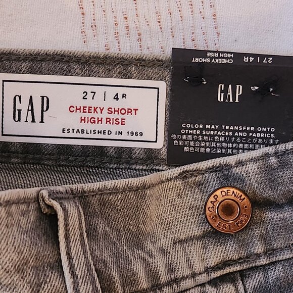 Gap Cheeky High Rise Shorts Women Size 27 / 4 R - Picture 4 of 7